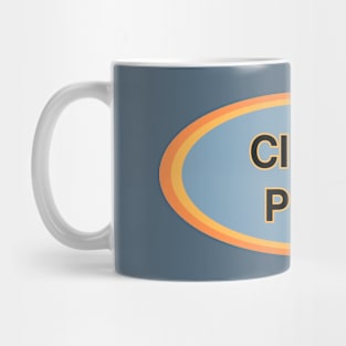 Cider PNW! Gold, Orange, and Fog Grey Retro Vintage Style Mug